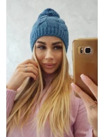 Fleecová čiapka Stefania K278 denim Fleecová čiapka Stefania K278 denim