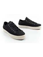Converse Chuck Taylor – dámske športové topánky, espadrilky, módne, čierne, pohodlné