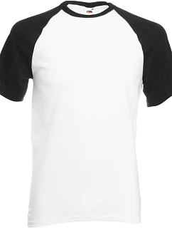 Baseball T tričko white/black model 22532786 - Fruit of the Loom