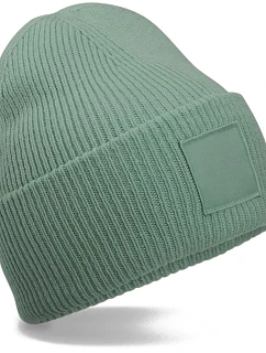Beechfield B 336R Pletená čiapka Patch „Tonal“ 53.336R zaprášená zelená