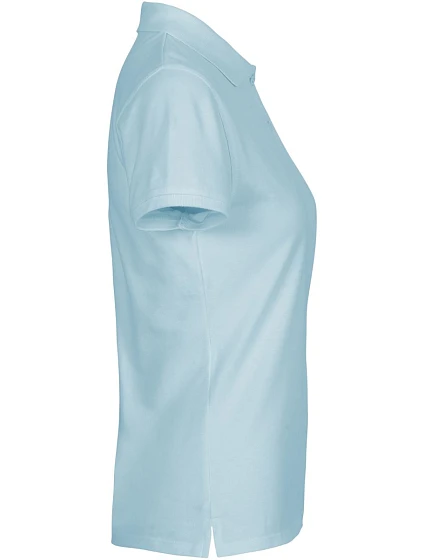 O Dámské piqué polo z bio bavlny light blue model 22503872 - Neutral O Dámské piqué polo z bio bavlny light blue model 22503872 - Neutral