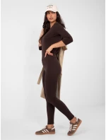 Legíny RV LG 2850.20P tmavohnedé