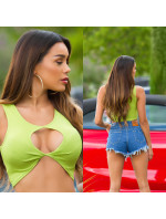 Sexy Koucla Crop Top with cut out