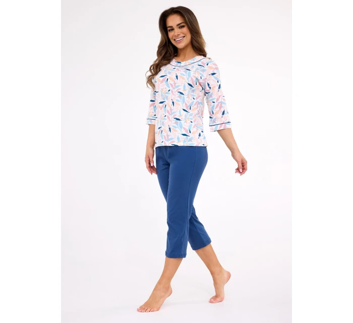 model 21230887 Amelia 2 3/4 M2XL dámské pyžamo - Cornette