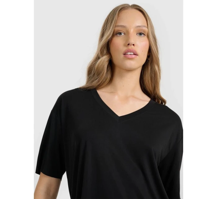 Dámske modalové tričko oversize 4F 4FRAW25TTSHF3283-21S