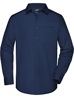 JN Popelínová business košile s dlouhým rukávem 02.0 navy model 22487558 - Daiber JN Popelínová business košile s dlouhým rukávem 02.0 navy model 22487558 - Daiber