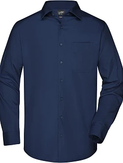 JN Popelínová business košile s dlouhým rukávem 02.0 navy model 22487558 - Daiber
