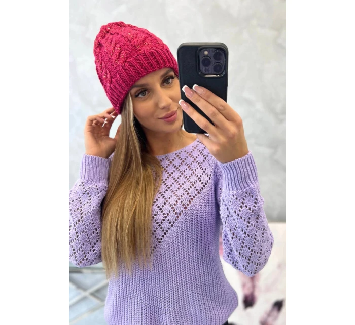 Dámska čiapka Kalina K362 fuchsiová Dámska čiapka Kalina K362 fuchsiová