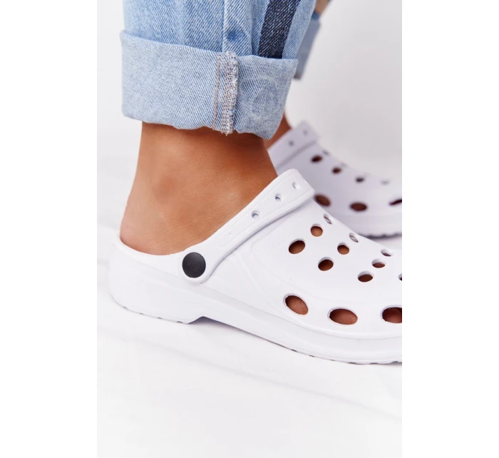 Dámské Nazouváky Bílé Pěnové EVA