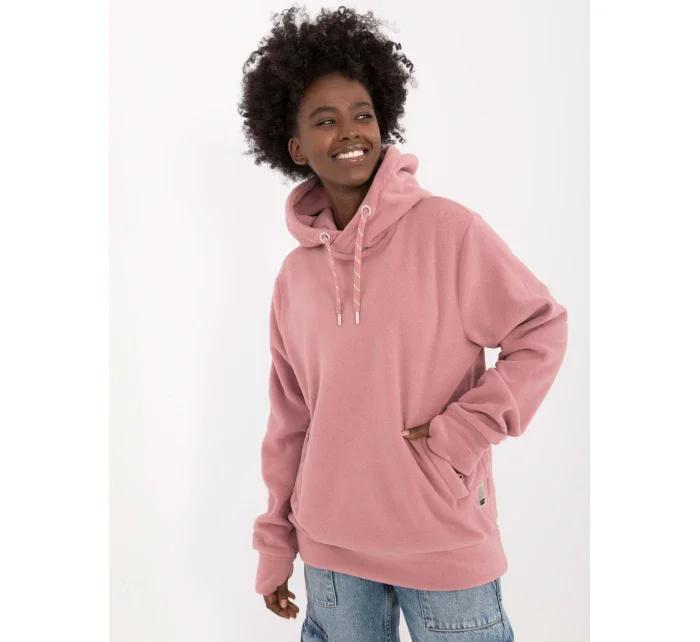 Mikina D20005M02627B2 tmavoružová Mikina D20005M02627B2 tmavoružová