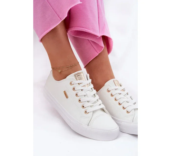 Dámské tenisky z ECO kůže Big Star – bílé