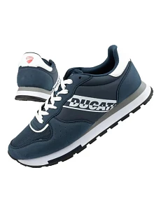 Pánska športová obuv DS410-11 Dark blue with white - Ducati