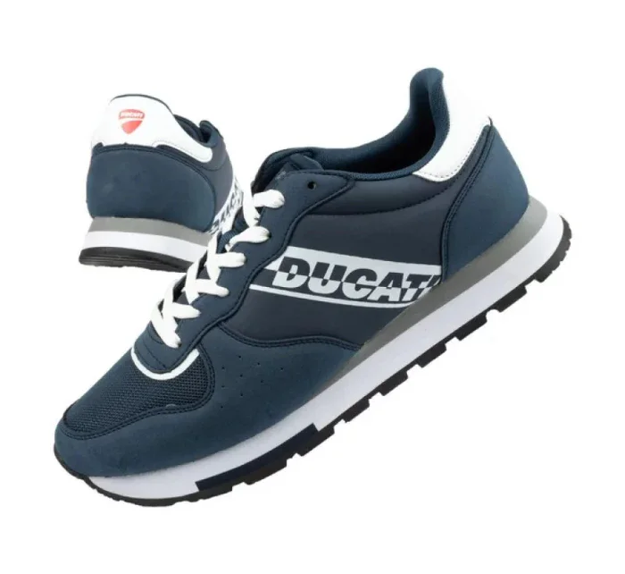 Pánska športová obuv DS410-11 Dark blue with white - Ducati