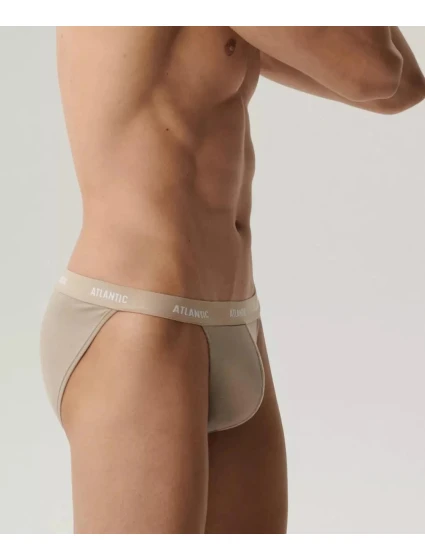 Pánské slipy / tanga 3PACK Béžová model 21819225 - Atlantic