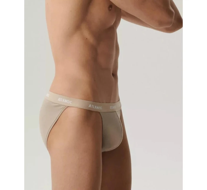 Pánské slipy / tanga 3PACK Béžová model 21819225 - Atlantic