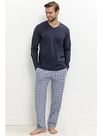 Pyžamo Taro 3669 Dorian, s dlhými rukávmi, 3XL–4XL, Z26 Pyžamo Taro 3669 Dorian, s dlhými rukávmi, 3XL–4XL, Z26