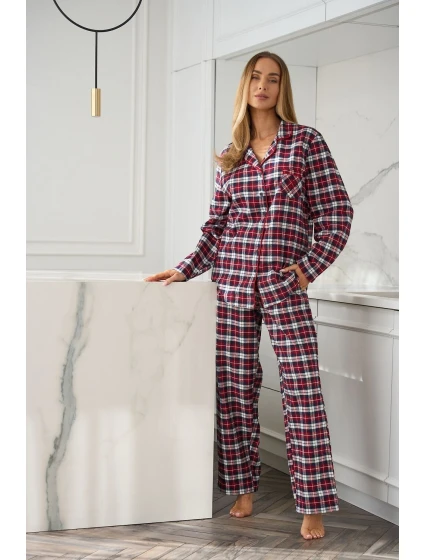 Pyžamo L&L 2475 Roxy long/r S-XL dámské pyžamo na zip Pyžamo L&L 2475 Roxy long/r S-XL dámské pyžamo na zip
