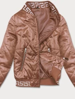 Dámsky karamelový bomber (B8123-14)