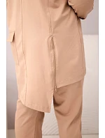 Dámský bavlněný komplet Plus Size s mikinou a kalhotami fango