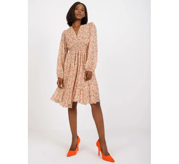 Šaty CHA SK model 17265028 béžová - FPrice Šaty CHA SK model 17265028 béžová - FPrice