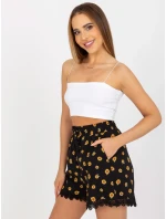 Šortky D73771M62233KA čierna