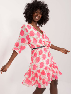 Sukienka DHJ SK model 20105198 ciemny różowy - FPrice