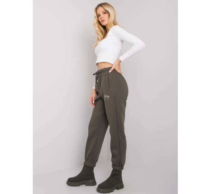 Tepláky RV DR 7275.24P tmavá khaki