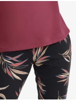 Záhradné pyžamo 40929-83X Bordó a čierna - Henderson Ladies Záhradné pyžamo 40929-83X Bordó a čierna - Henderson Ladies