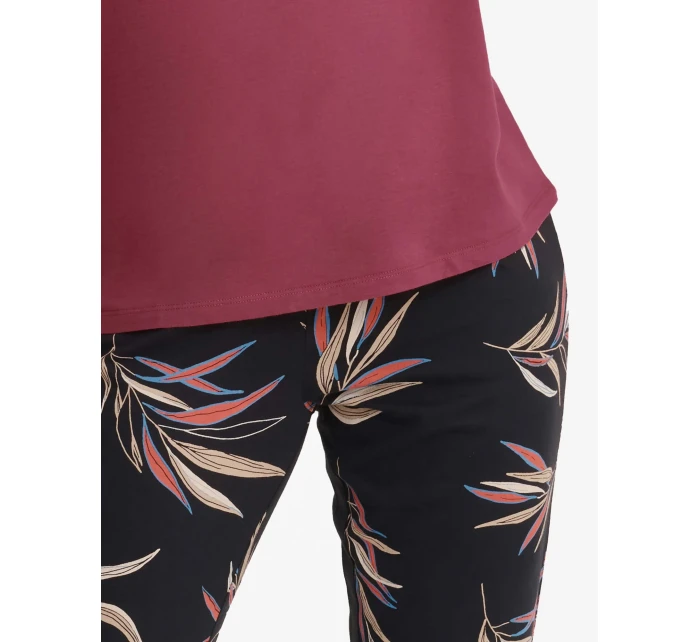 Záhradné pyžamo 40929-83X Bordó a čierna - Henderson Ladies Záhradné pyžamo 40929-83X Bordó a čierna - Henderson Ladies