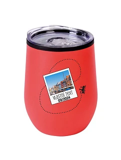 Personalizovaný termohrnček „BOWL“ s fotografiou a cestovateľským motívom