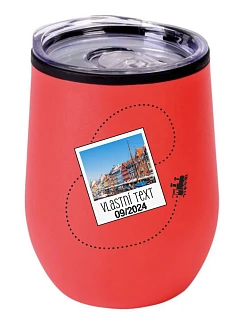 Personalizovaný termohrnček „BOWL“ s fotografiou a cestovateľským motívom