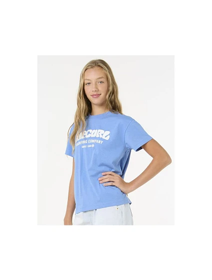 Tričko RIP CURL SURF PUFF RELAXED TEE – GIRL, modré