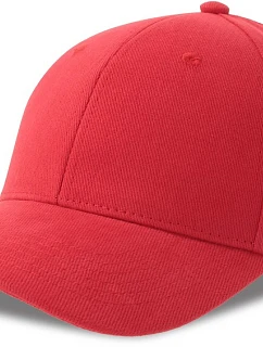 Atlantis Headwear Pilot-S 6-panelová čiapka z hrubej bavlny 33.0273 červená