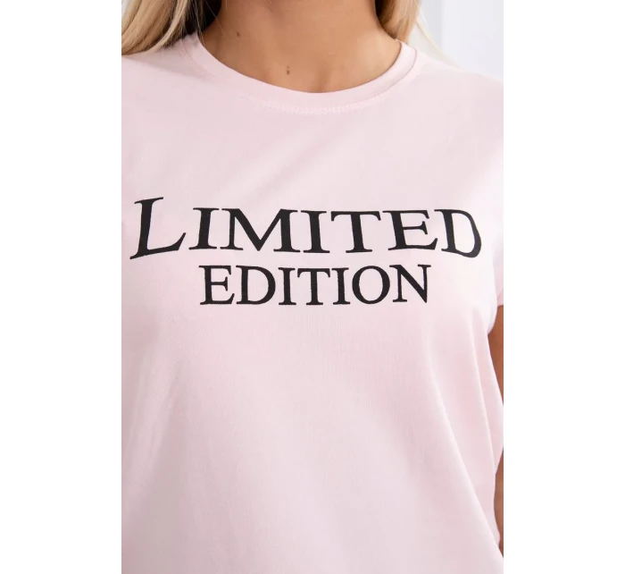 Limitovaná edice halenky pudrově model 18746462 - K-Fashion Limitovaná edice halenky pudrově model 18746462 - K-Fashion