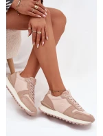 Dámské Kožené Tenisky Big Star model 21705814 HIPOLY SYSTEM Nude - Big Star Shoes