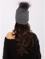 Czapka AT CZ model 21766276 ciemny szary - FPrice Czapka AT CZ model 21766276 ciemny szary - FPrice