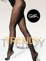 POPPY - 04 Vzorované pančuchy 40 DEN