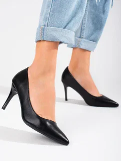 Módne lodičky dámske na širokom podpätku