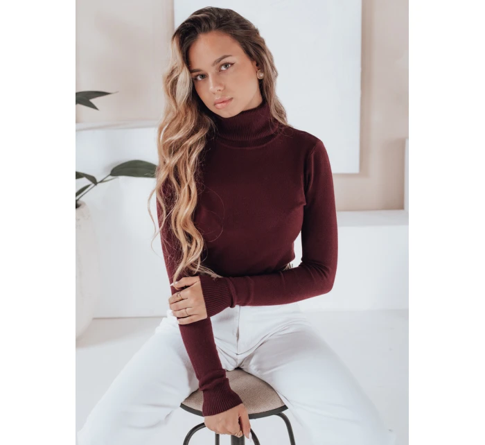 Dámský svetr s rolákem Dstreet model 21990939 - FashionStreet Dámský svetr s rolákem Dstreet model 21990939 - FashionStreet