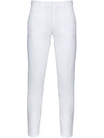 Kariban K 740 Pánske chino nohavice 20.K740 biele