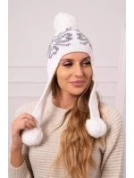 Dámske uši Balbina K381 white