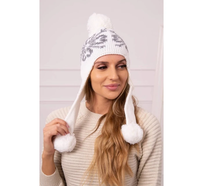 Dámske uši Balbina K381 white