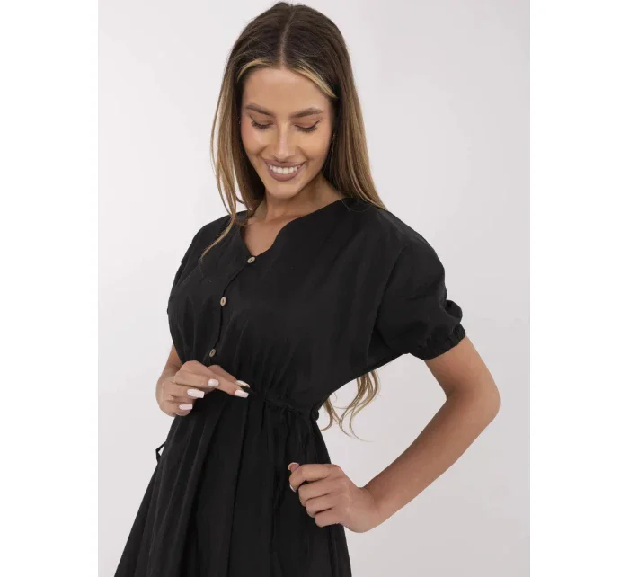 Šaty 217 SK model 15090849 černá - FPrice Šaty 217 SK model 15090849 černá - FPrice