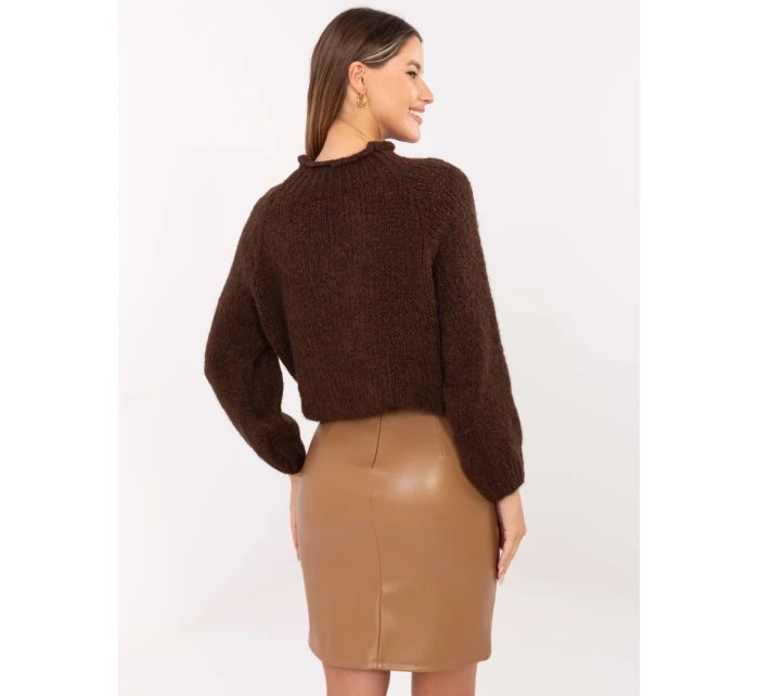 Spódnica IT SD model 21441123 camelowy - FPrice Spódnica IT SD model 21441123 camelowy - FPrice