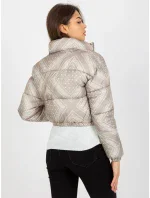 Dámska bunda NM KR P22 6631 98P tmavo lila