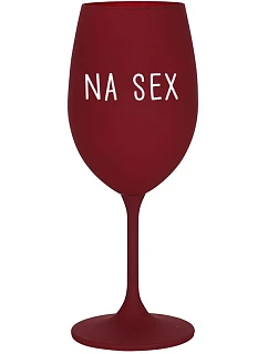 NA SEX - burgundský pohár na víno 350 ml