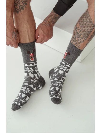 PÁNSKE VIANOČNÉ PONOŽKY SOB 1290.022 PÁNSKE VIANOČNÉ PONOŽKY SOB 1290.022