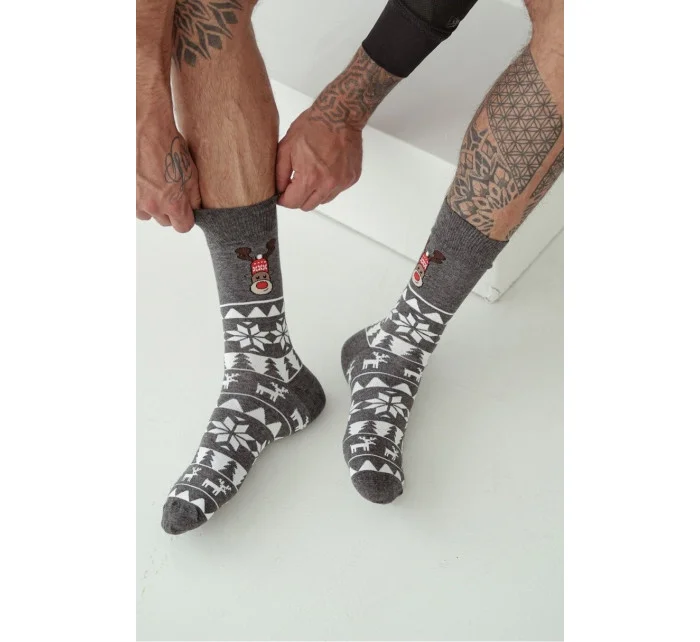 PÁNSKE VIANOČNÉ PONOŽKY SOB 1290.022 PÁNSKE VIANOČNÉ PONOŽKY SOB 1290.022