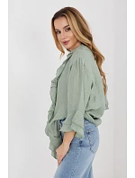 Košeľa s dlhým rukávom model 225521 Taliansko Moda