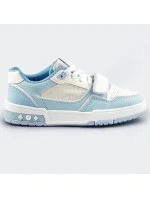 Svetlo modro-biele dámske dvojbaravné tenisky "adidasky" (AD-585) Svetlo modro-biele dámske dvojbaravné tenisky "adidasky" (AD-585)
